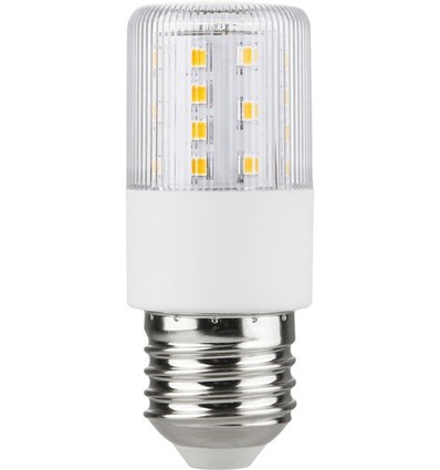 Ampoule LED tube E27 7W dimmable - 8cm, 806lm, verre clair, 2700K