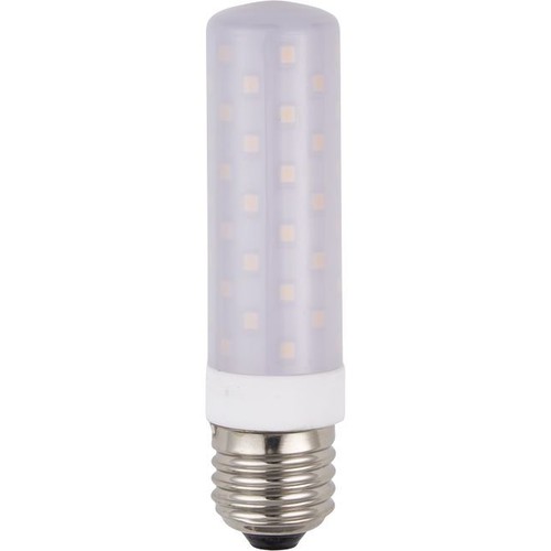 Ampoule LED tube E27 10W dimmable - 11,5cm, 1050lm, verre opale, 3000K