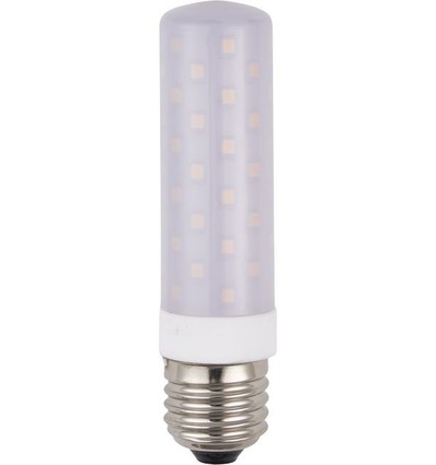 Ampoule LED tube E27 10W dimmable - 11,5cm, 1050lm, verre opale, 3000K