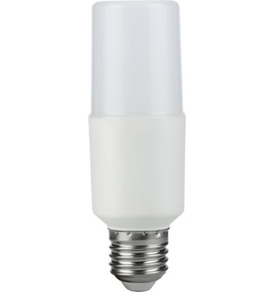 Ampoule LED Stick E27 9W, 95-265V - 12,5cm, 1180lm, 3000K, verre opale