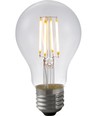 Ampoule LED filament E27 4W dimmable - A60, 2200K, claire, 380lm