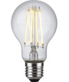 Ampoule LED E27 8,5W dimmable - A60, filament, verre clair, 1000lm, 2700K