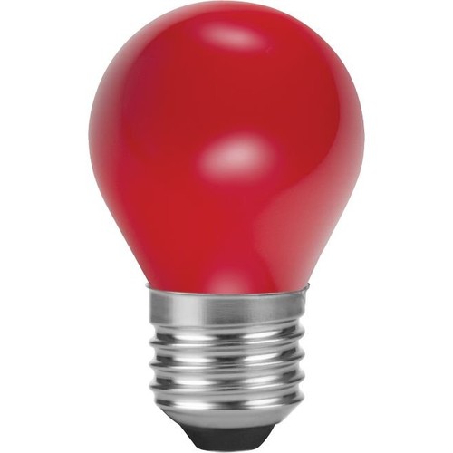 Ampoule LED E27 1W G45 - Rouge, Party Colour Premium