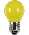 Ampoule LED E27 1W G45 - Jaune, Filament, Party Colour Premium