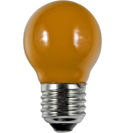 Ampoule LED E27 1W G45 - Orange, Party Colour Premium