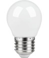 Ampoule LED sphérique E27 2,8W dimmable - G45, filament, verre dépoli, 2700K