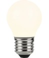 Ampoule LED E27 5W DimToWarm - 420lm, G45, filament, verre opale, dimmable