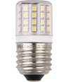 Ampoule tube LED E27 4,5W, 24V-30V - 6cm, 550lm, verre clair, 3000K, AC/DC