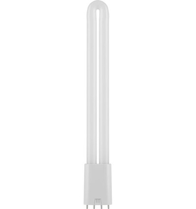 Tube LED 32cm 12W PLL 2G11 - 1500lm, 4 broches, verre opale, 3000K