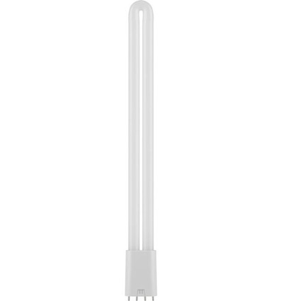 Tube LED PLL 18W 2G11, 41cm - 2200lm, 4 broches, verre opale, 3000K