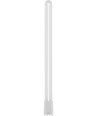 Tube LED PLL 24W 2G11, 53cm - 3300lm, 4 broches, verre opale, 4000K