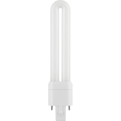 Ampoule LED G23 15,9cm 5W - 620lm, compatible direct/ballast, verre opale