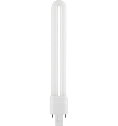 Ampoule LED G23 5W G23-SMART5 - 21,8cm, compatible direct/ballast, 6500K, verre opale