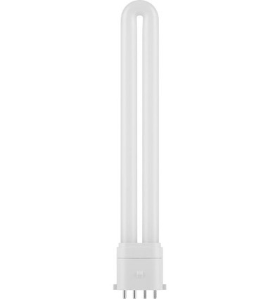 Ampoule PLS 2G7 5W - 20,5cm, 700lm, 4 broches, verre opale, 3000K