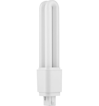 Ampoule LED G24d-2 9W 16,8cm - Compatible direct/ballast, 1280lm, verre opale