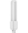 Ampoule LED G24d-2 9W 16,8cm - 1360lm, compatible ballast/direct, 4000K, verre opale