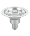 Ampoule LED BA15d AR70 8W, 12V - 10°, 480lm, dimmable, 2700K, finition grise