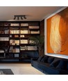 Plafonnier avec 4 spots, GU10 - Blanc, IP20 intérieur, sans source lumineuse