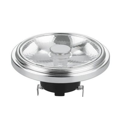 Ampoule LED G53 AR111 12W, 12V - 10°, dimmable, 2700K, gris, AC/DC