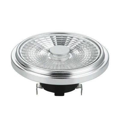 Ampoule LED G53 AR111 12W, 12V - 1000lm, 30°, dimmable, 2700K, gris