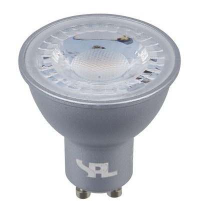 Ampoule LED GU10 5W - 360lm, 40°, dimmable, argent, 3000K