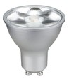 Ampoule LED GU10 6W - 500lm, 17°, dimmable, argent, 2700K