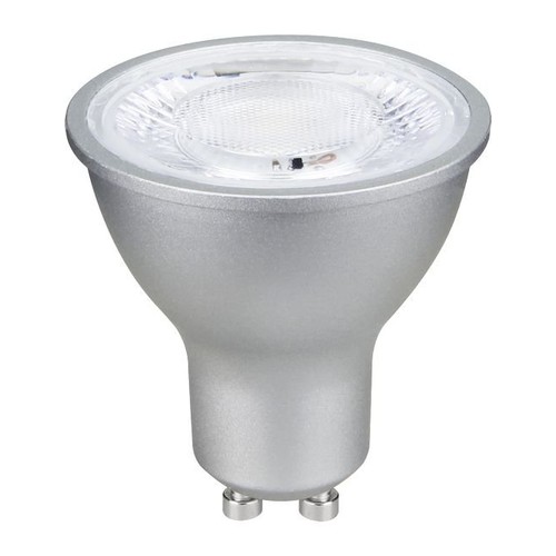 Ampoule LED GU10 6W - 660lm, 40°, dimmable, argent, 3000K