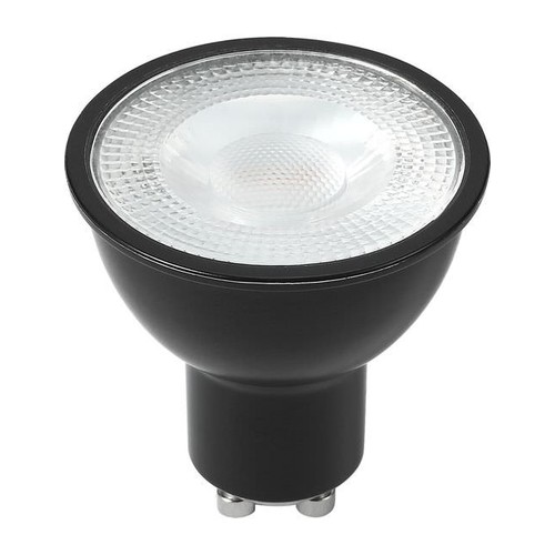 Ampoule LED GU10 5W dimmable - 470lm, 2700K, 35°, noir, taille MR16