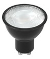 Ampoule LED GU10 5W dimmable - 470lm, 2700K, 35°, noir, taille MR16