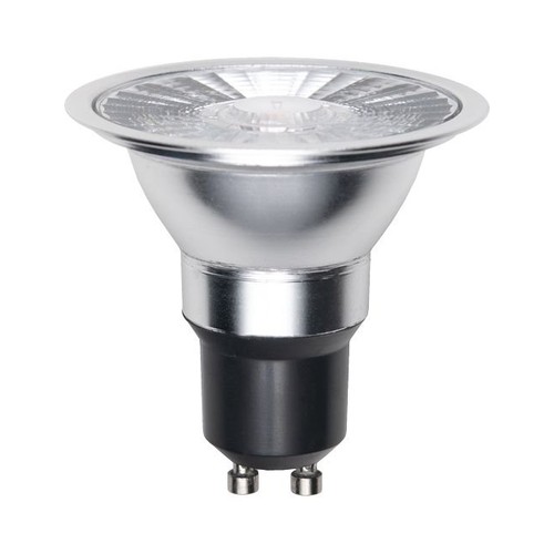 Ampoule LED GU10 ES63 8W dimmable - 510lm, 2700K, 38°, verre clair