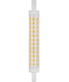 Ampoule LED R7S 118mm / 9W - 830lm, 3000K, verre clair, céramique