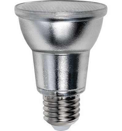 Ampoule LED PAR20 E27 5W dimmable - 380lm, 36°, IP65, verre, blanc chaud