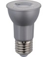 Ampoule LED PAR16 E27 5W dimmable - 380lm, 2700K, 36°, finition argent
