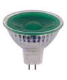 Ampoule LED GU5.3 5W, 12V - MR16, 38°, Vert, verre