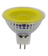 Ampoule LED GU5.3 5W, 12V - MR16, 38°, jaune, verre