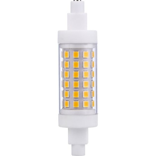 Ampoule LED R7S 5W dimmable - 470lm, 3000K, claire, céramique