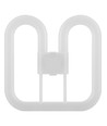 Ampoule LED GR10q 14W - 4 broches, 1680lm, 3500K, remplace 28W, 2D