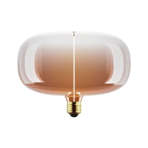 Ampoule LED E27 4W dimmable - P215, Filament Flex Magnetic, 1800K, Tea brown, 120lm