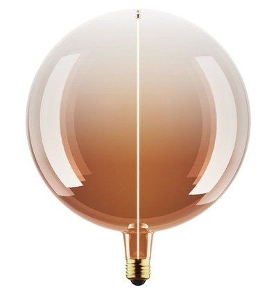 Ampoule LED E27 4,8W dimmable - G200, Filament Flex Magnetic, 1800K, Tea brown, 200lm