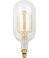 Ampoule LED E27 4,9W dimmable - Filament Flex Double Tube, 38,5cm, 470lm, 2200K, Verre doré