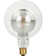 Ampoule LED Filament E27 5,5W Double Globe G125 - 470lm, 2200K, dimmable, verre fumé