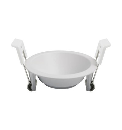 Anneau downlight Deep-Deco blanc en aluminium - Pour spot encastrable, rond