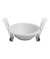 Anneau downlight Deep-Deco blanc en aluminium - Pour spot encastrable, rond