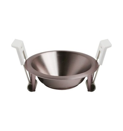Support encastrable Deep-Deco - Bronze rouge, aluminium, sans source lumineuse