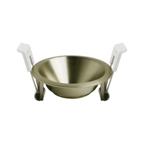 Support encastrable Deep-Deco - Laiton mat, aluminium, sans source lumineuse