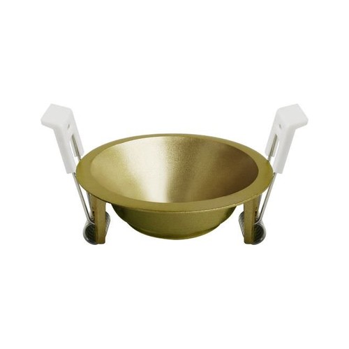 Support encastrable Deep-Deco - Or, aluminium, rond, sans source lumineuse
