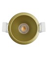 Support encastrable Deep-Deco - Or, aluminium, rond, sans source lumineuse