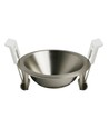 Support de spot encastrable Deep-Deco - Noir mat chrome, aluminium, sans source lumineuse