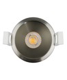 Support de spot encastrable Deep-Deco - Noir mat chrome, aluminium, sans source lumineuse