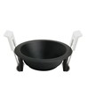 Support spot encastrable Deep-Deco - Aluminium noir, pour GU10/MR16
